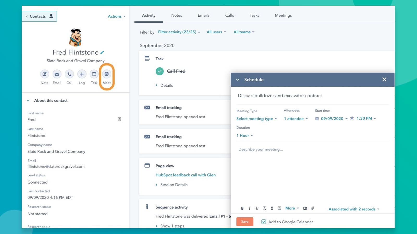 Hubspot Meetinglink
