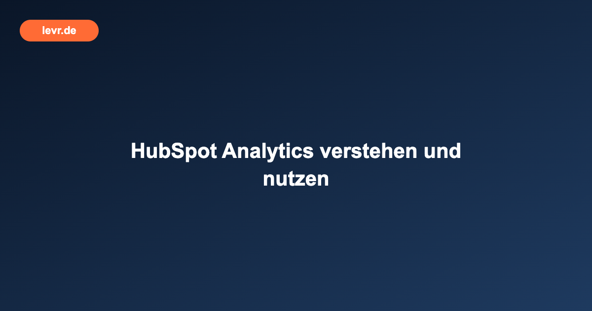 HubSpot Analytics