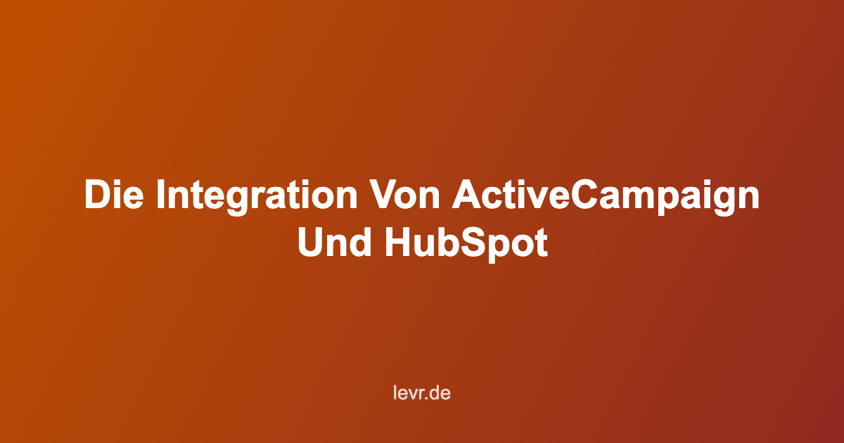 activecampaign hubspot