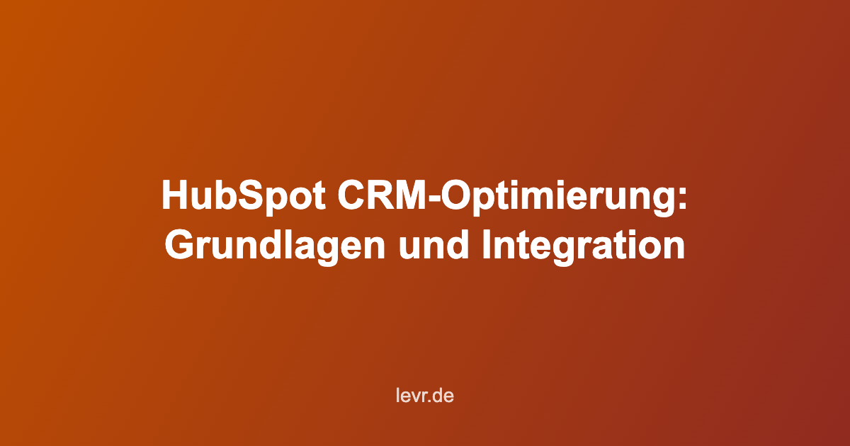 HubSpot CRM