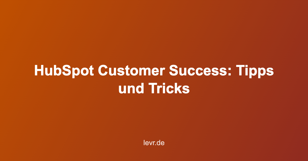 HubSpot Customer Success