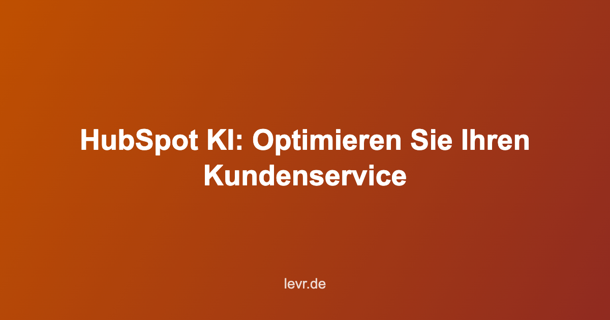 Hubspot KI