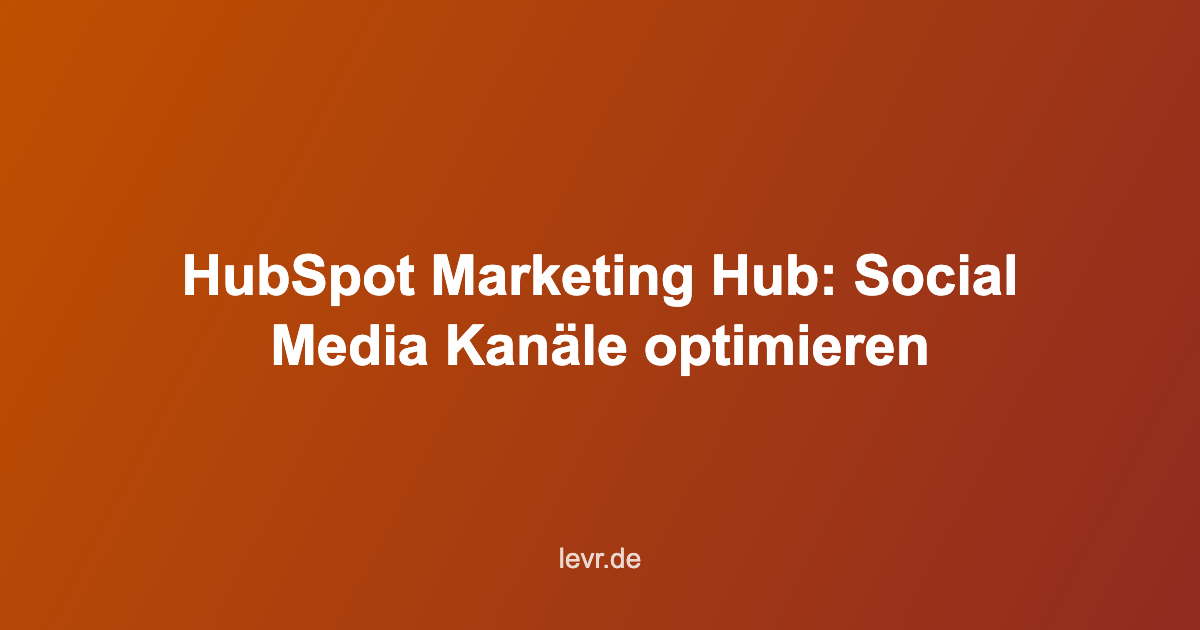 Hubspot Marketing Hub