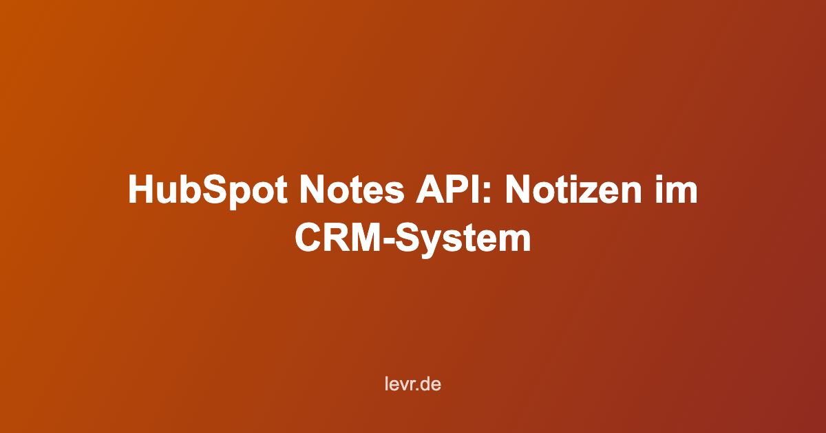hubspot api notes