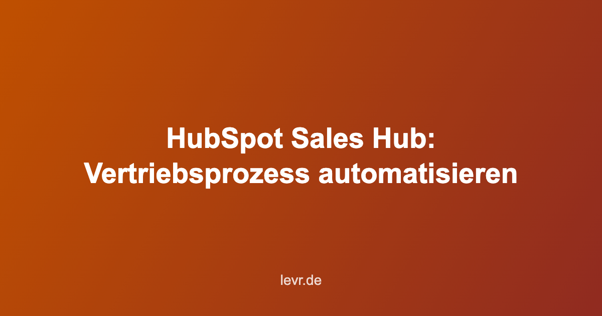 Hubspot Sales Hub