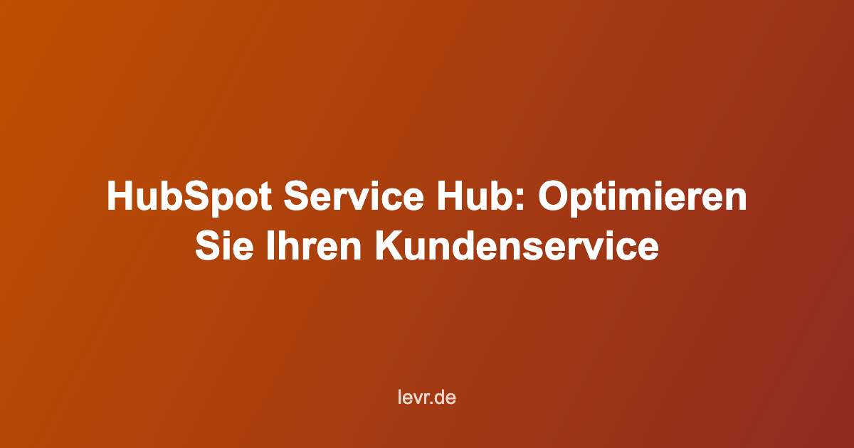 HubSpot Service-Hub