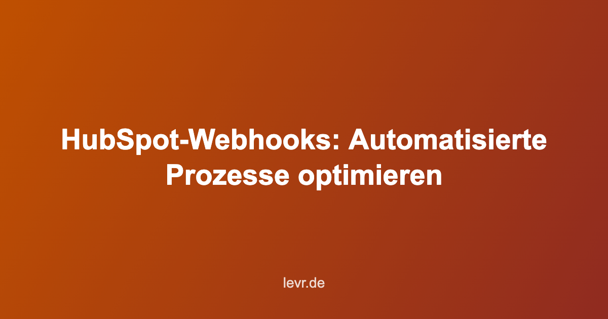 Hubspot-Webhooks