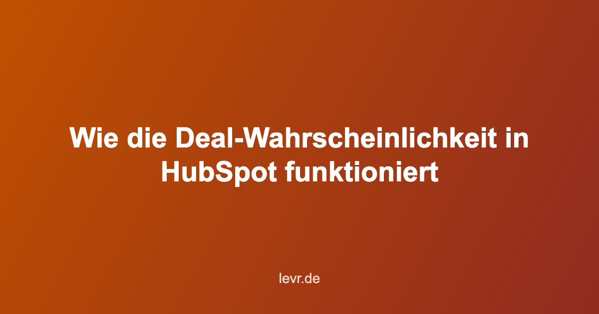 Deal-Wahrscheinlichkeit