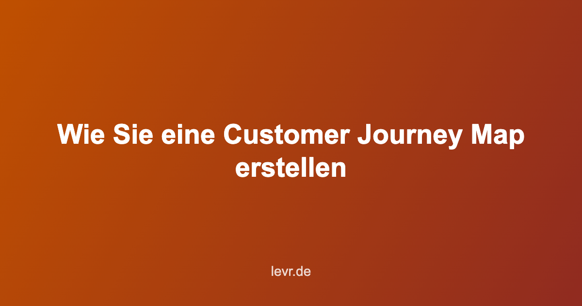customer journey map