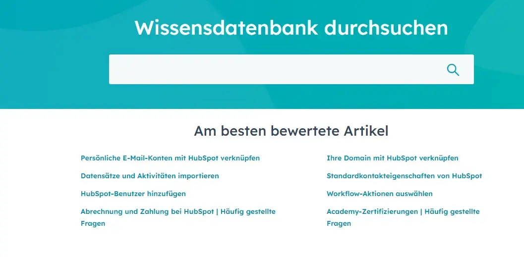 HubSpot Knowledge Base